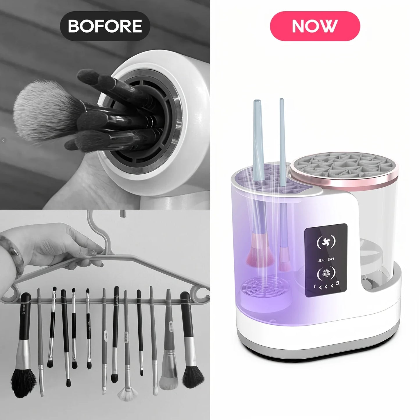 New Automatic  Makeup Brush Cleaner and Dryer Machine